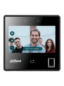 DAHUA ASI3214A-W - Control de acceso con reconocimiento dacial y pantalla táctil de 4.3"/ 3,000 rostros/ 5,000 huellas y 3,000 tarjetas MIFARE, Rando de reconocimiento de 0.3 a 1.5m/ WiFi/ TCP/IP/Wiegand/ RS485/ P2P