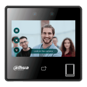 DAHUA ASI3214A-W - Control de acceso con reconocimiento dacial y pantalla táctil de 4.3"/ 3,000 rostros/ 5,000 huellas y 3,000 tarjetas MIFARE, Rando de reconocimiento de 0.3 a 1.5m/ WiFi/ TCP/IP/Wiegand/ RS485/ P2P